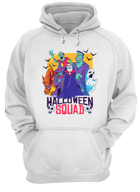 Halloween Squad Spooky Scary Ghosts Unisex Hoodie