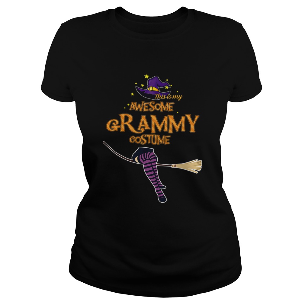 Halloween This Is My Awesome Grammy Costume TShirt Classic Ladies