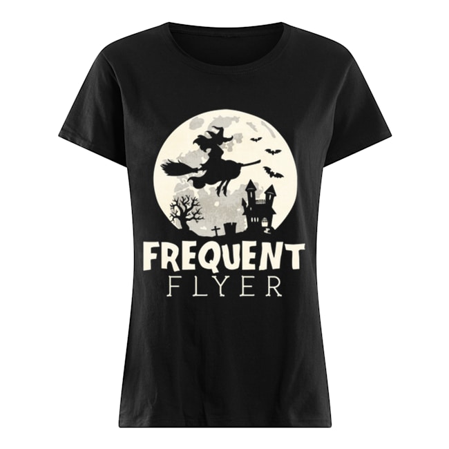Halloween Witch Costume Frequent Flyer Classic Women's T-shirt