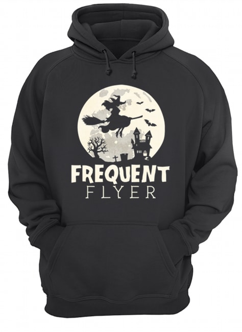 Halloween Witch Costume Frequent Flyer Unisex Hoodie