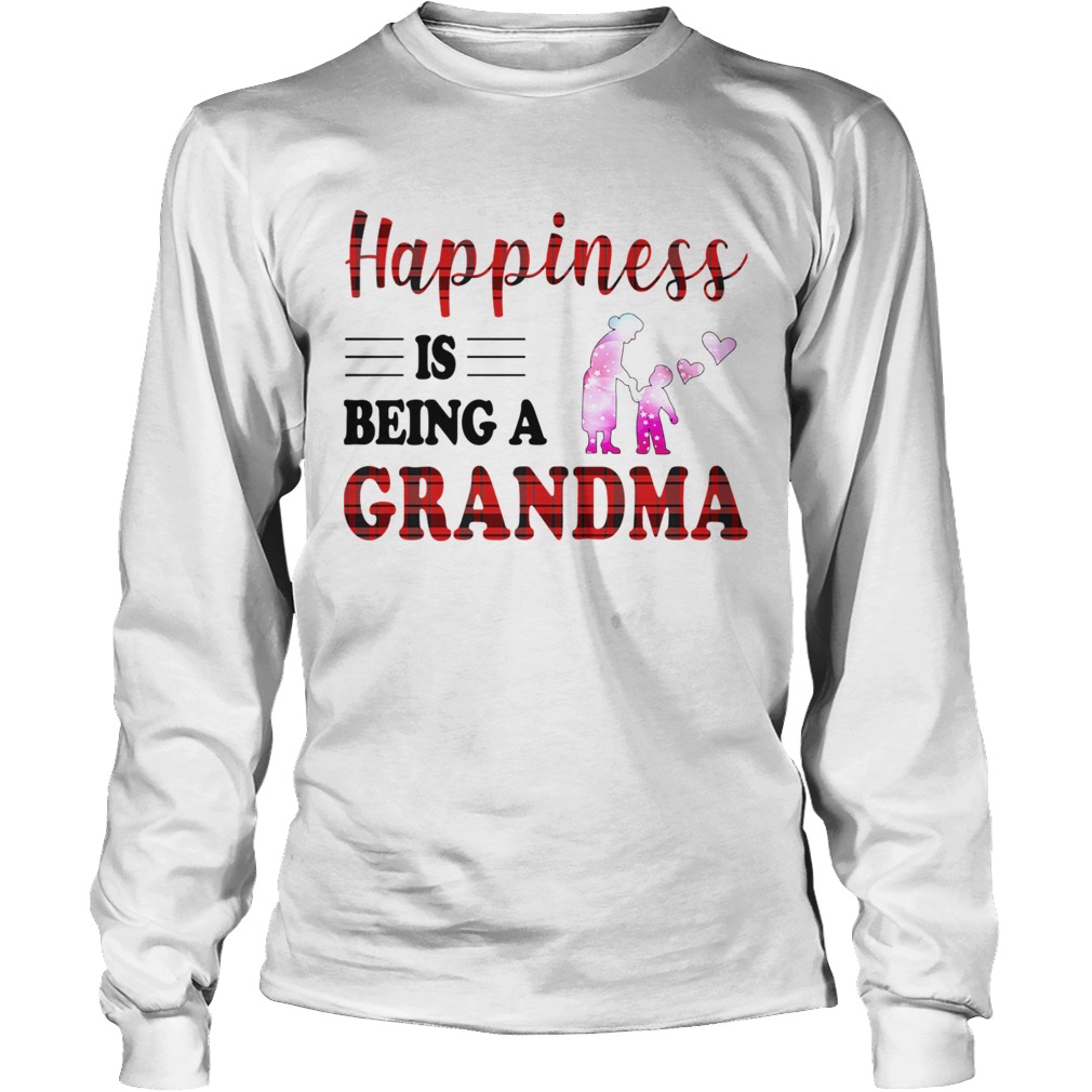 Happiness Is Being A Grandma Caro TShirt LongSleeve