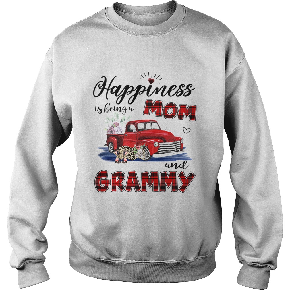 Happiness Is Being A Mom And Grammy Car Flower TShirt Sweatshirt
