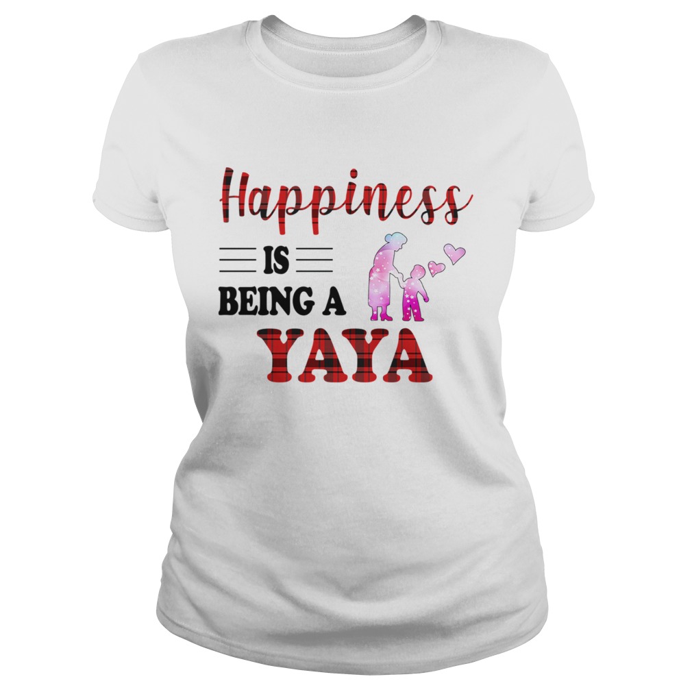 Happiness Is Being A Yaya Caro TShirt Classic Ladies
