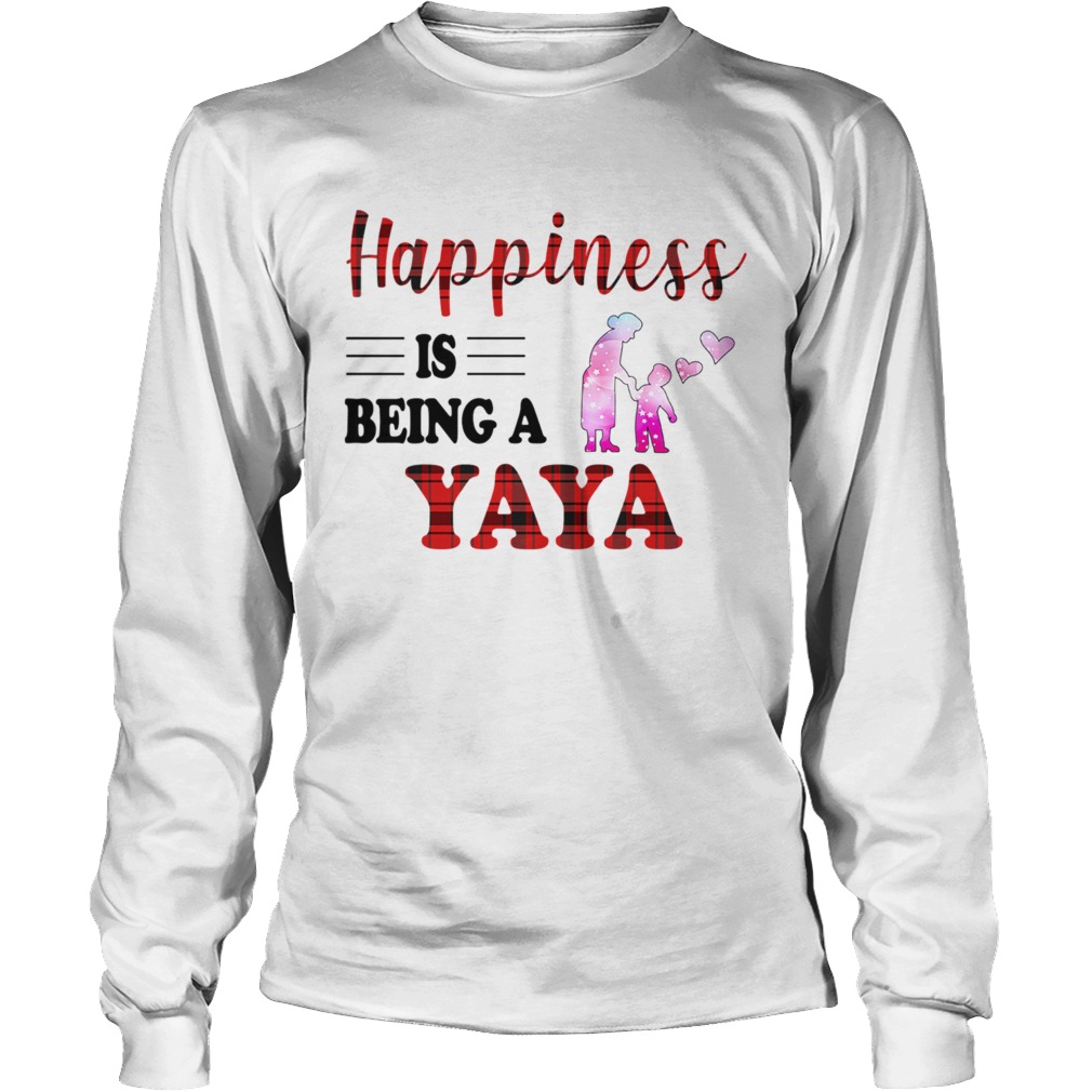 Happiness Is Being A Yaya Caro TShirt LongSleeve
