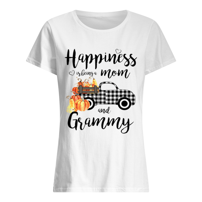 Happiness is being a mom and grammy T-Shirt Classic Women's T-shirt