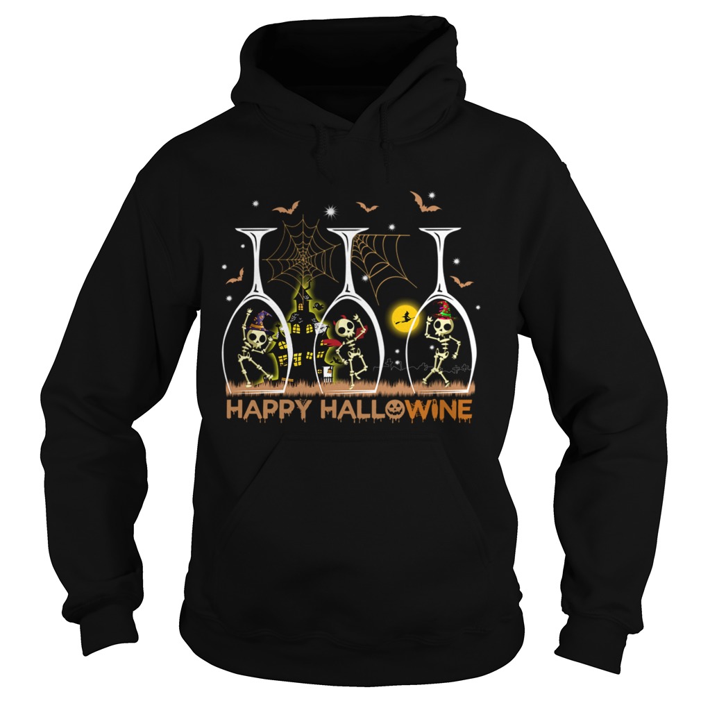 Happy Hallowine Funny Wine TShirt Hoodie