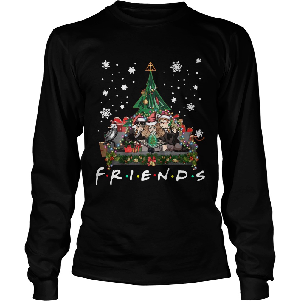 Harry Potter Hermione And Ron Weasley Christmas Tree style Friends tv show LongSleeve