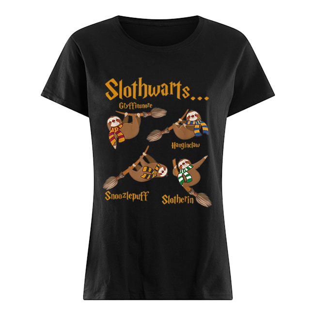 Harry Slothwarts Funny Sloth Halloween Costume Classic Women's T-shirt