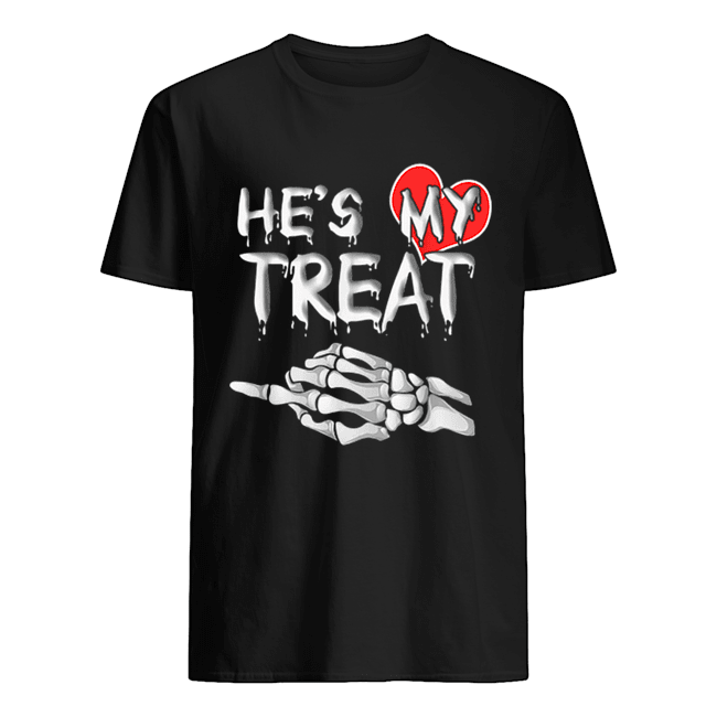 He’s my Treat Matching couples Halloween His and Her Funny shirt