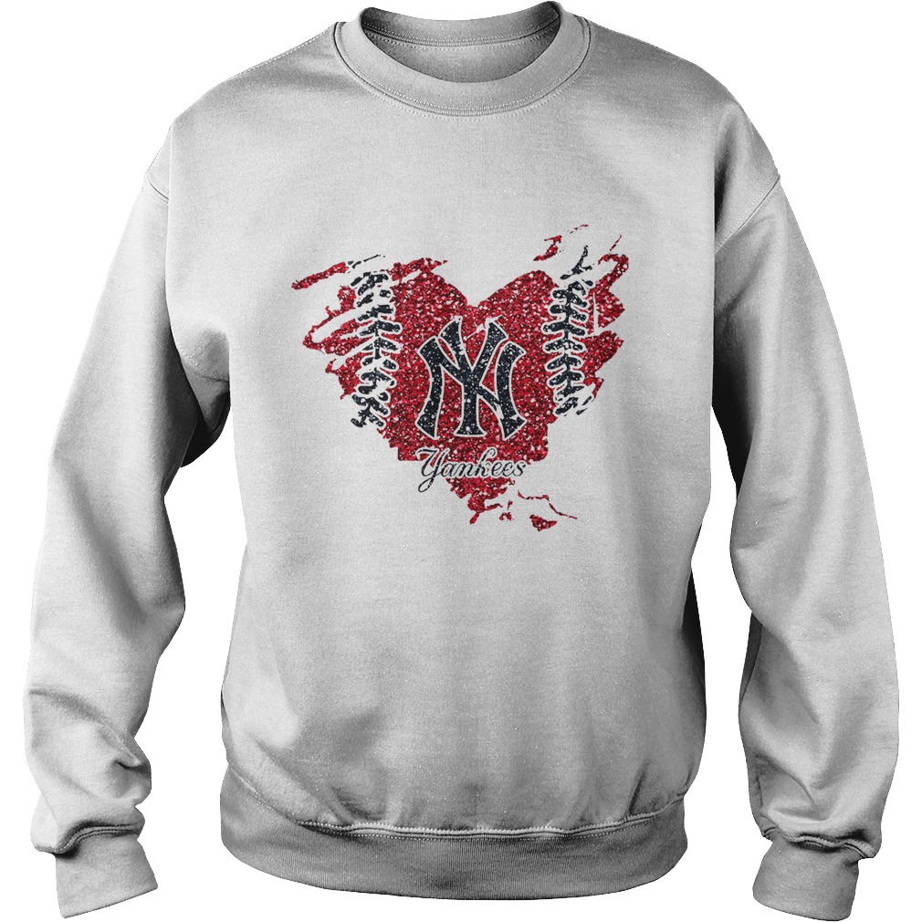 Heart Diamond New York Yankees Sweatshirt