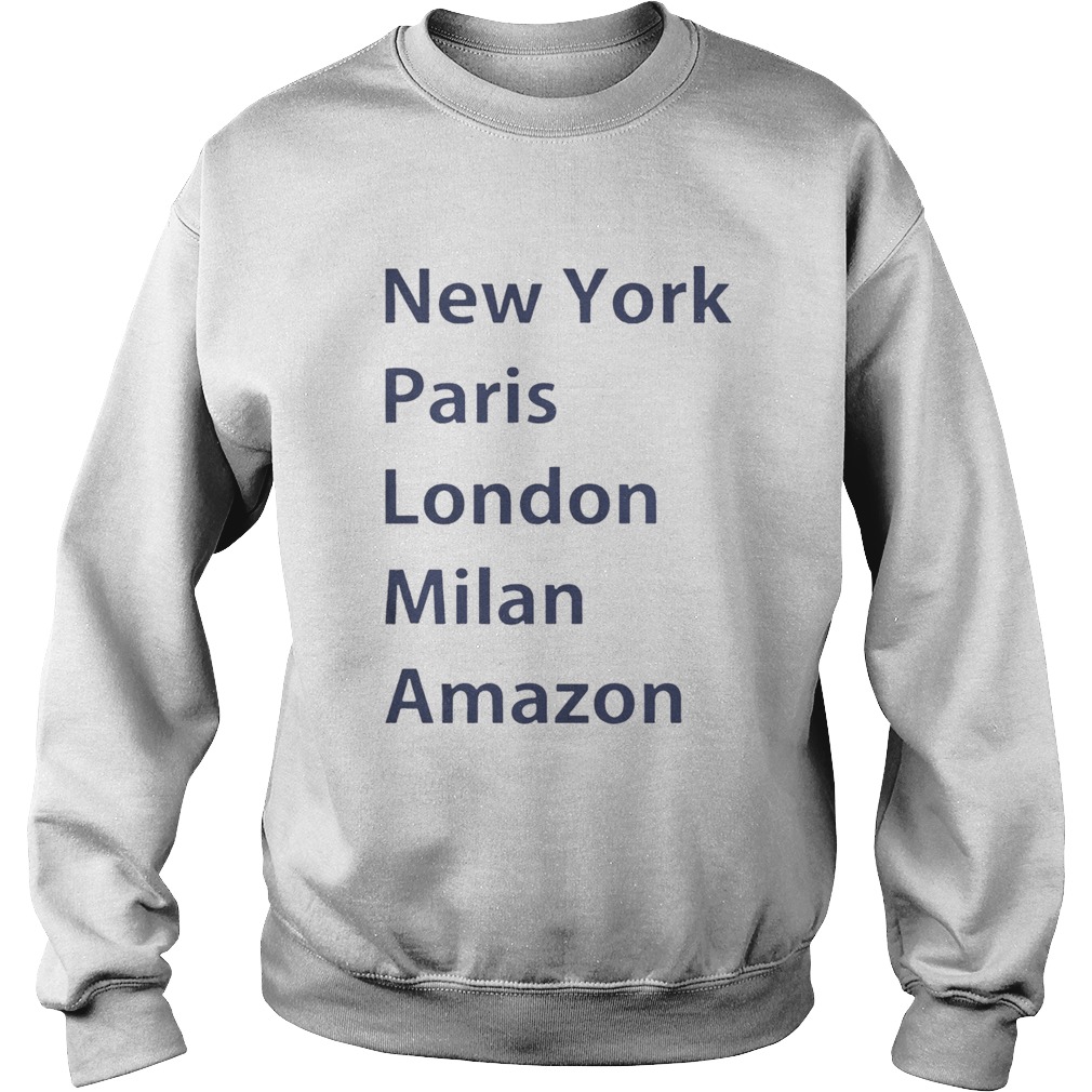 Heidi Klum New York Paris London Milan Amazon T Shirt Sweatshirt