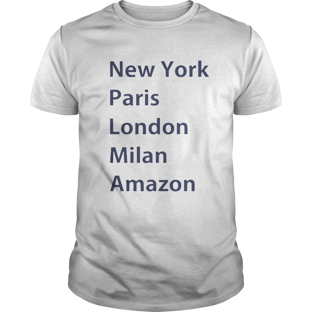 Heidi Klum New York Paris London Milan Amazon T Shirt