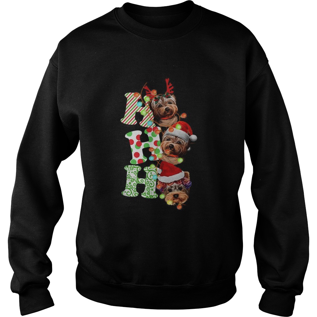 Ho Ho Ho Shih Tzu Christmas Sweatshirt