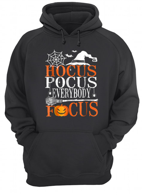 Hocus Pocus Everybody Focus Funny Halloween Costume Unisex Hoodie