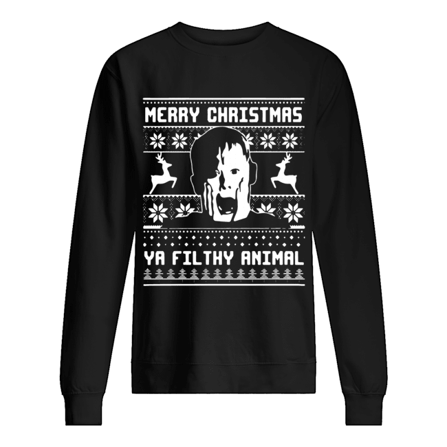 Home Alone Merry Christmas Ya Filthy animal ugly Christmas Unisex Sweatshirt