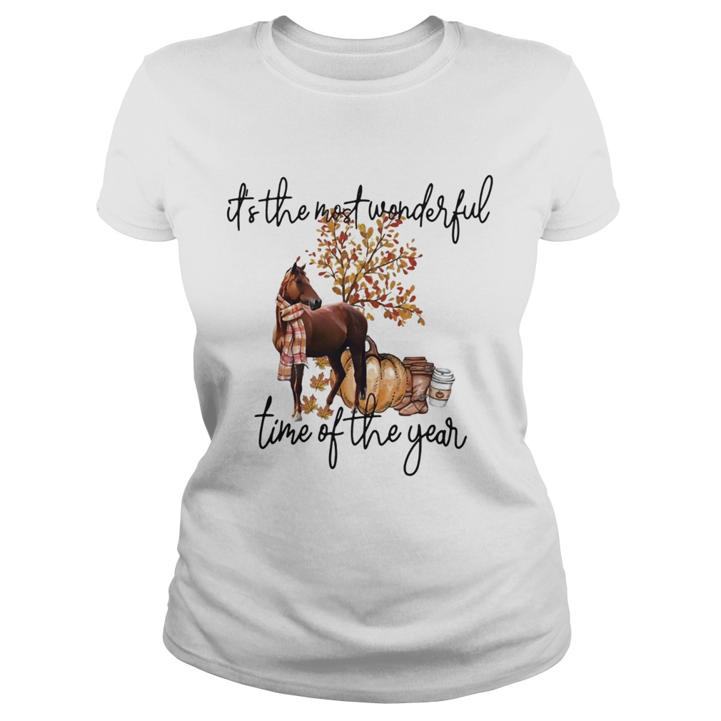 Horse its the most wonderful time of the year Classic Ladies