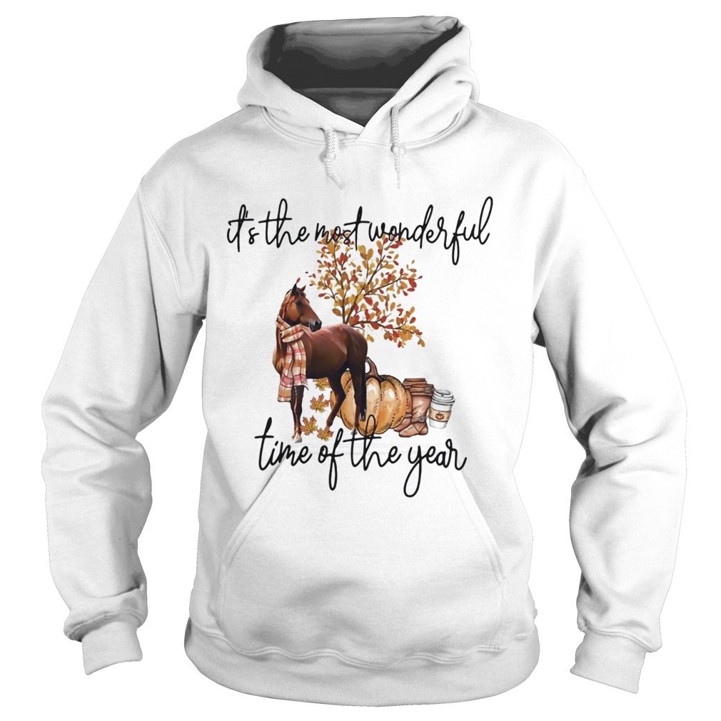 Horse its the most wonderful time of the year Hoodie
