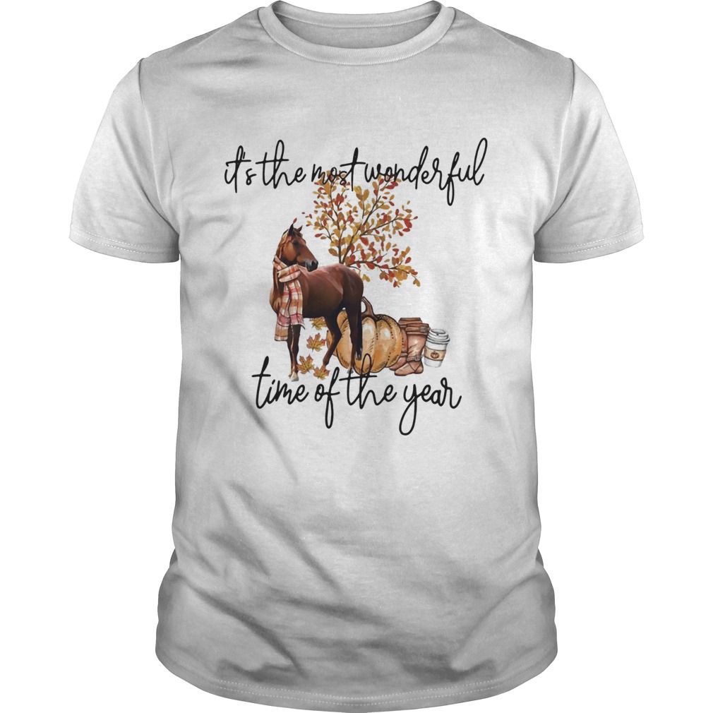 Horse its the most wonderful time of the year shirt