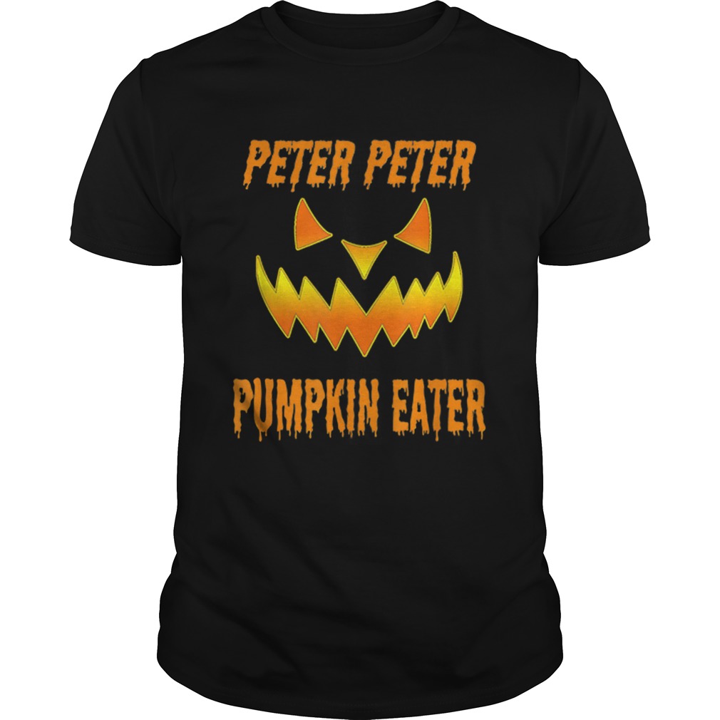 Hot Mens Peter Peter Pumpkin Eater Halloween Couples Costume shirt