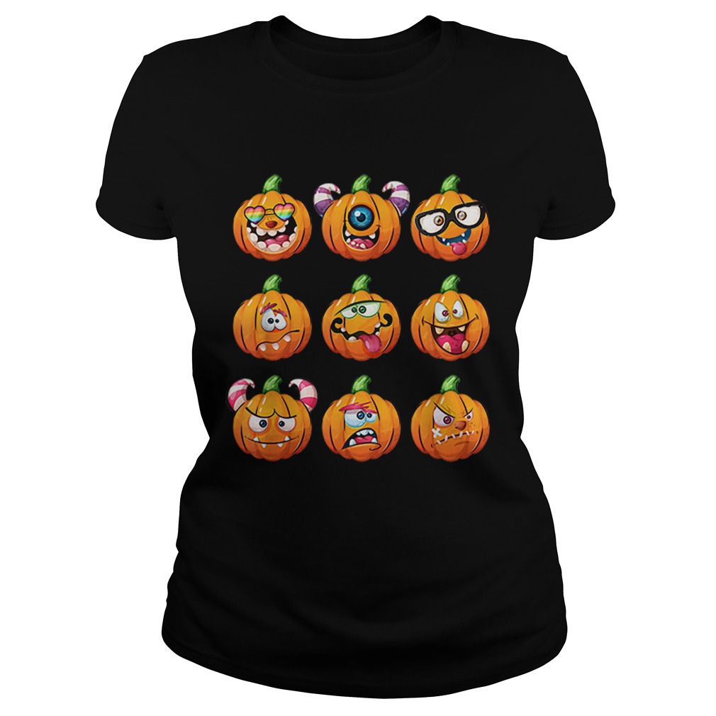 Hot Pumpkin Face Emoticon Halloween Costume for Kids Classic Ladies