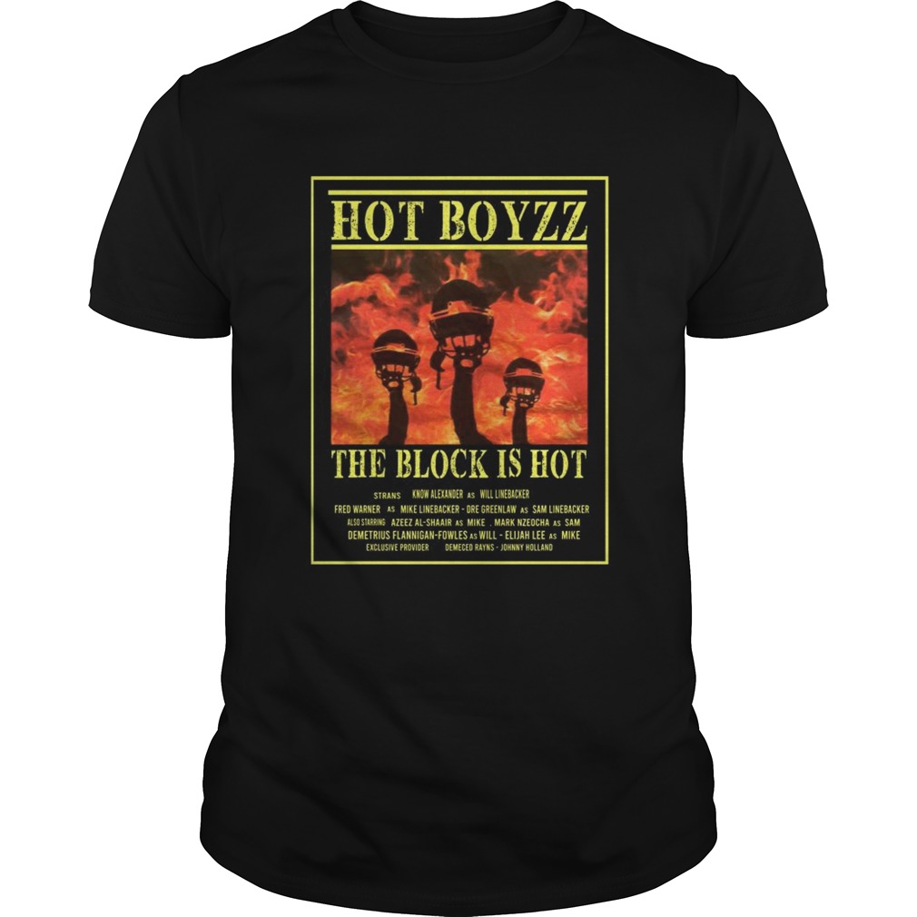 Hot boyzz the block is hot shirt