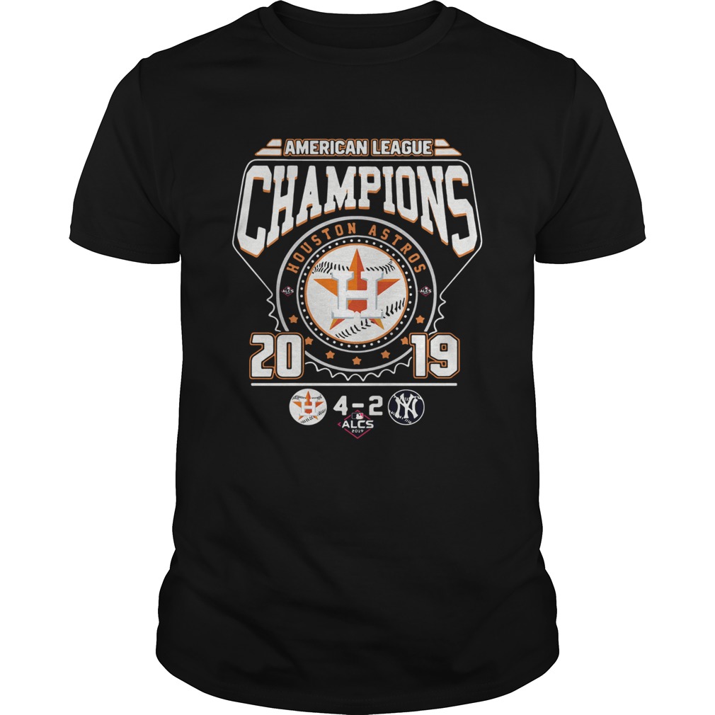 Houston Astros 4 2 New York Yankees American League Champions 2019 shirt