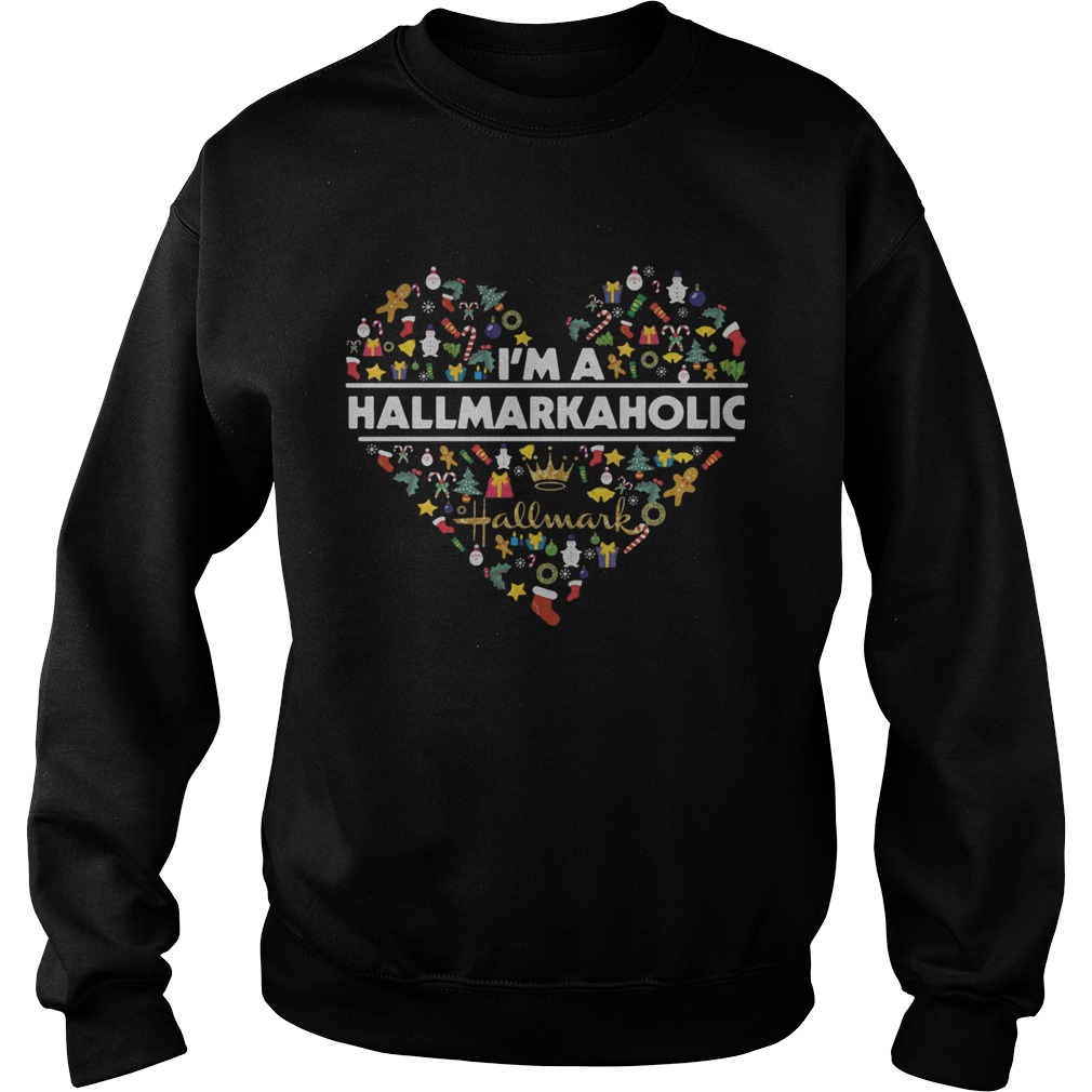 I Am A Hallmarkaholic Christmas Shirt Sweatshirt