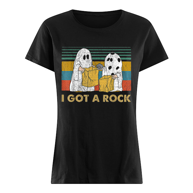 I Got A Rock Charlie Brown’s Ghost Halloween Classic Women's T-shirt