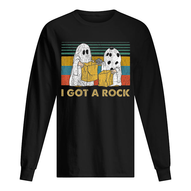 I Got A Rock Charlie Brown’s Ghost Halloween Long Sleeved T-shirt 