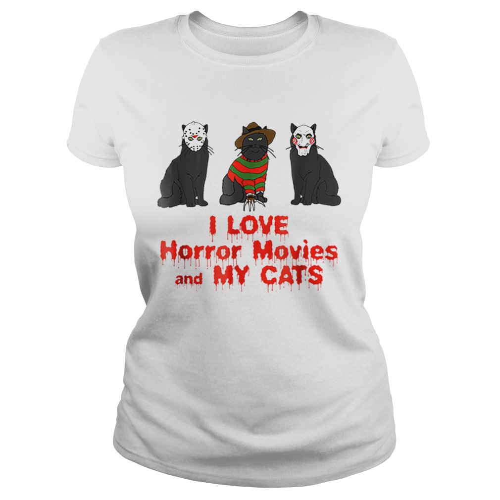 I Love Cats Horror Movie Classic Ladies