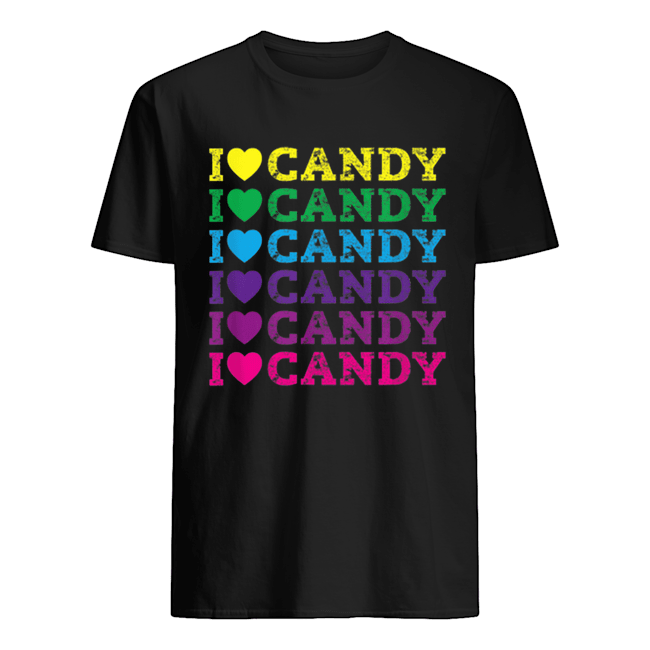 I love Candy Halloween Party Cute Trick or Treat shirt