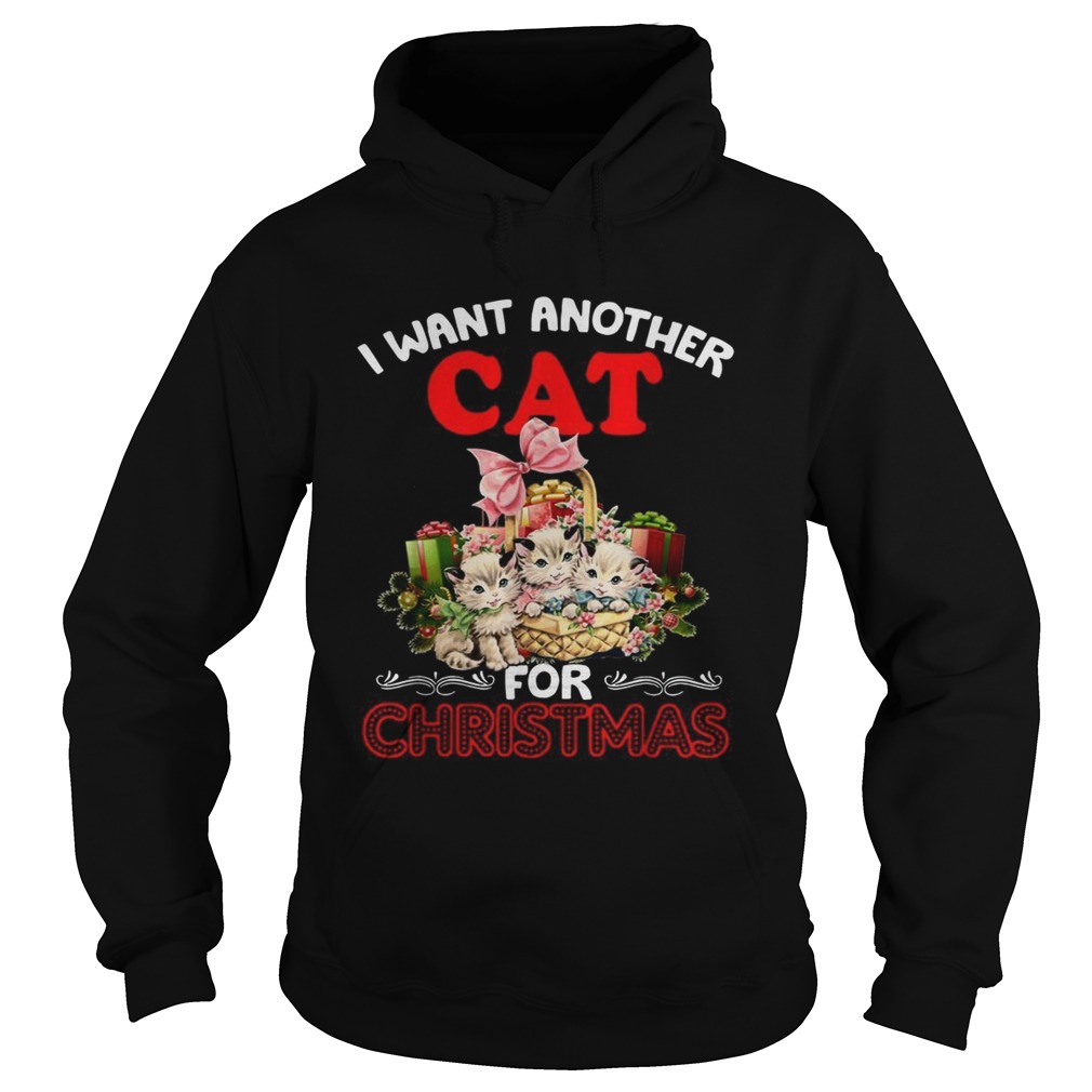 I want another cat for Christmas Hoodie
