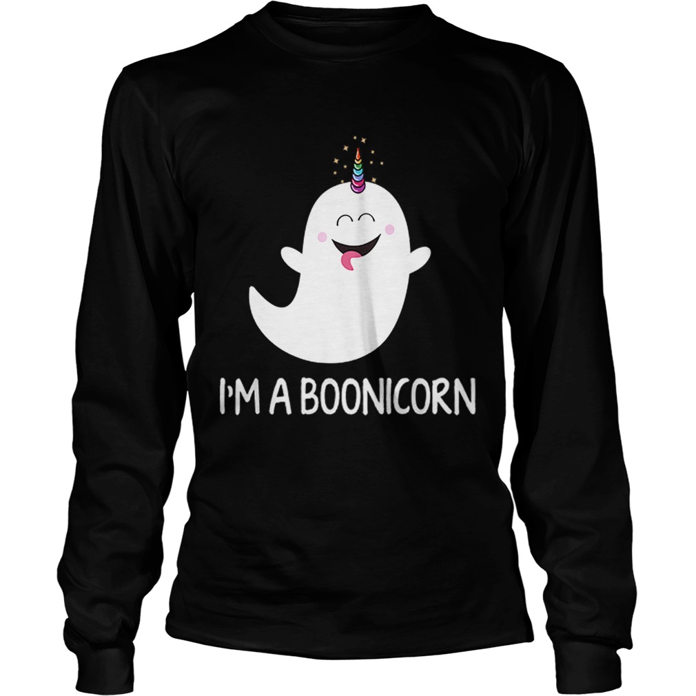 Im a Boonicorn Cute Spooky ghost Unicorn Funny Halloween LongSleeve