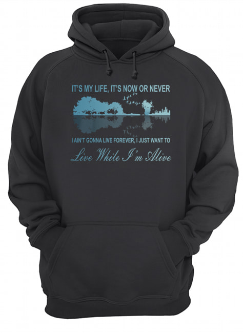 It my life now or never Live while I’m alive Jon Bon Jovi Unisex Hoodie