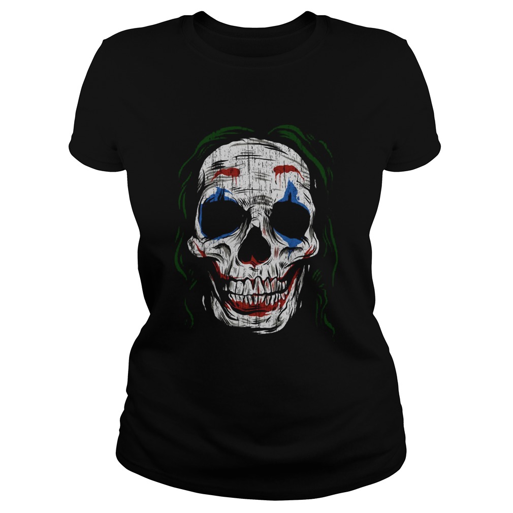 Joaquin Phoenix Joker Skull Shirt Classic Ladies