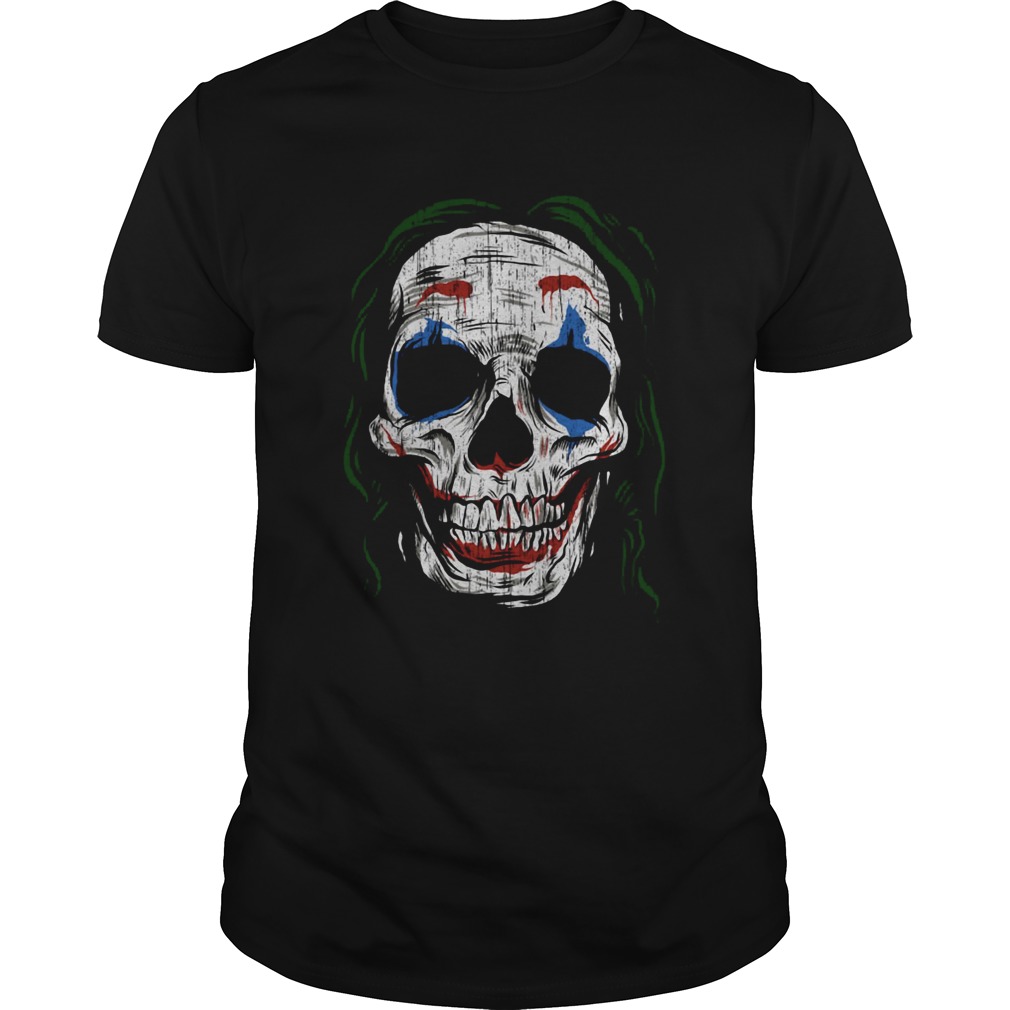 Joaquin Phoenix Joker Skull Shirt