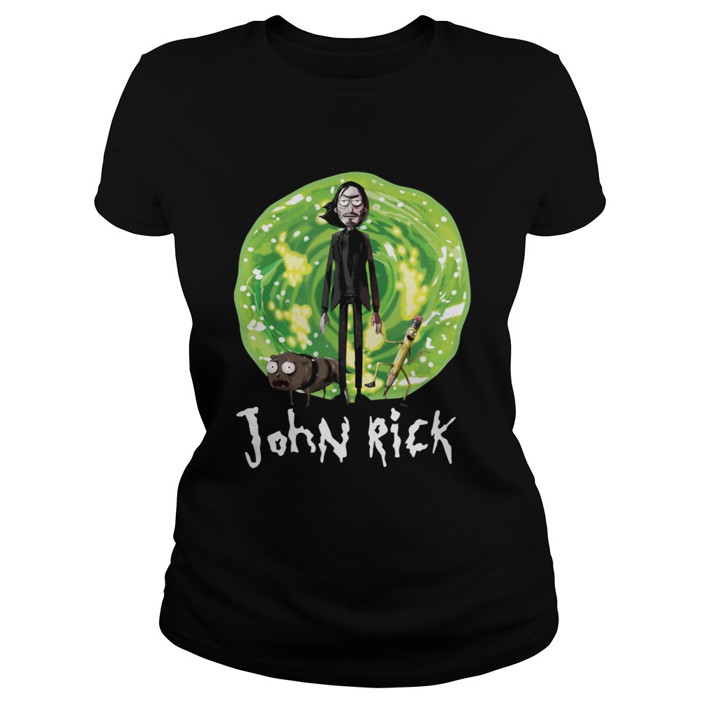 John Rick John Wick Rick and Morty crossover Classic Ladies