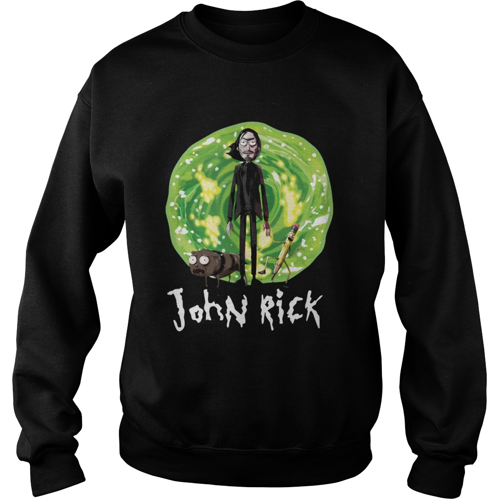 John Rick John Wick Rick and Morty crossover Sweatshirt
