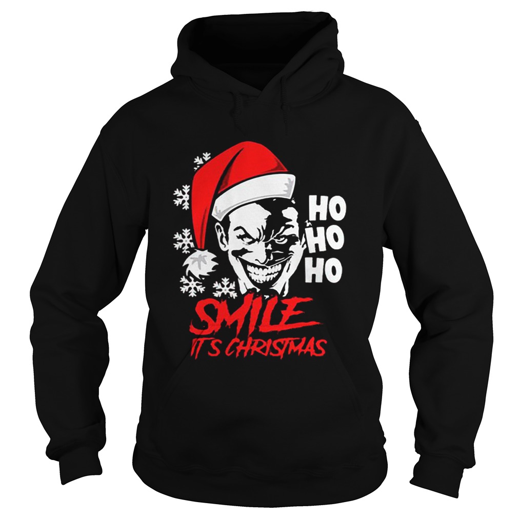 Joker Smile Its Christmas Ho Ho Ho Hoodie