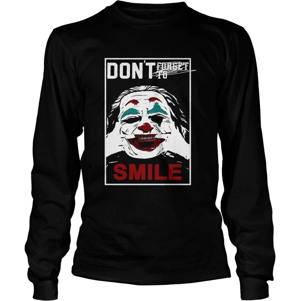 Joker dont forget to smile LongSleeve