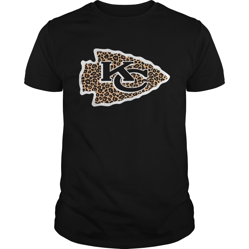 Kansas City Chiefs leopard shirt