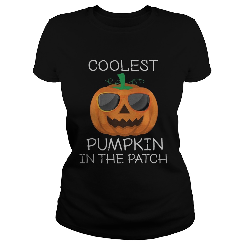 Kids Coolest Pumpkin In the Patch Halloween Costume Kids Gifts TShirt Classic Ladies