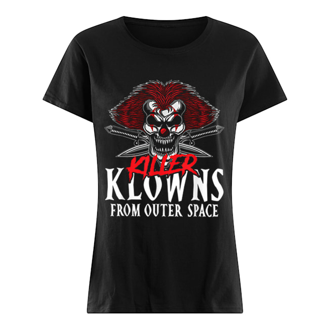 Killer Klowns From Outer Space Scary Clown Halloween Classic Women's T-shirt