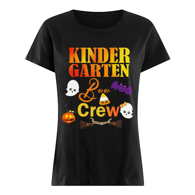 Kindergarten Boo Crew Funny Teacher T-Shirt Classic Women's T-shirt