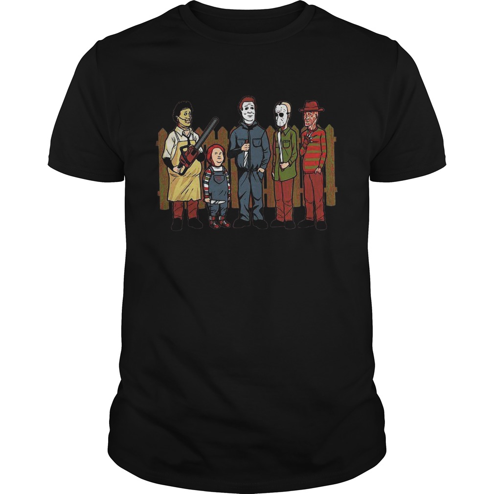 King of the hell Leatherface Chucky Michael Myers Halloween shirt