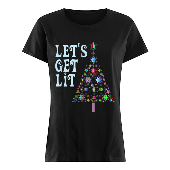 Let's Get Lit Drinking T-Shirt Classic Women's T-shirt