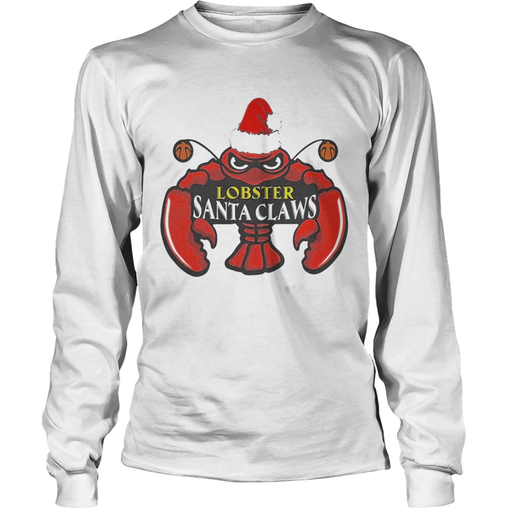 Lobster Santa Claws Christmas Shirt LongSleeve