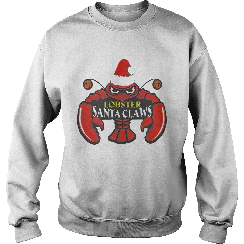Lobster Santa Claws Christmas Shirt Sweatshirt