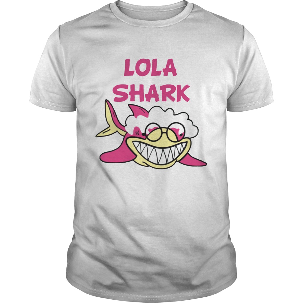 Lola Shark Matching Family Filipino Grandma Lover Shirt