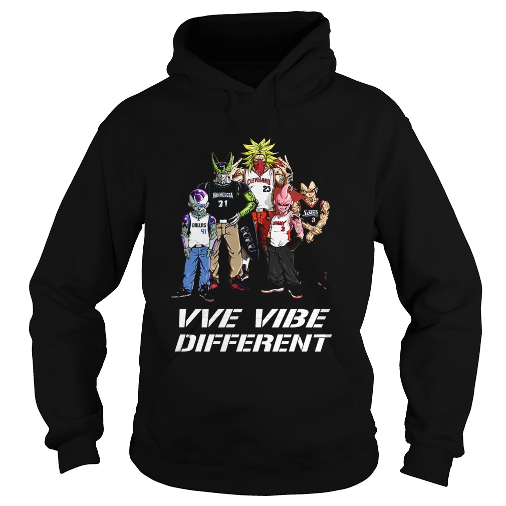 MLB Dragon Ball Characters we vibe different Hoodie